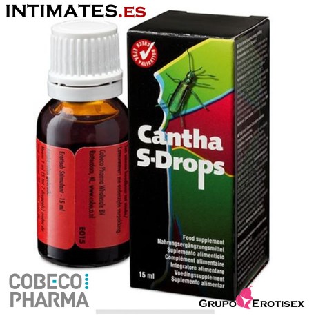 Cantha S-Drops · Estimula el deseo sexual · Cobeco