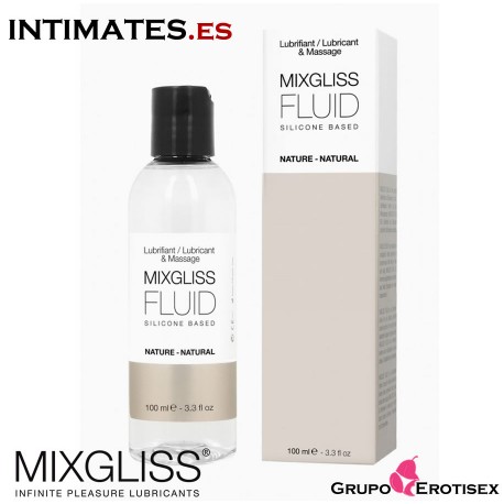 Fluid Nature 100 ml · Lubricante a Base de Silicona · Mixgliss en intimates.es "Tu Personal Shopper Erótico Online" 