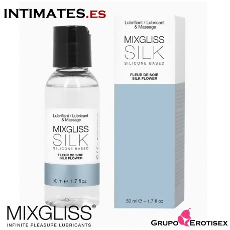 Silk Flower*** 50 ml  · Lubricante a Base de Silicona  · Mixgliss en intimates.es "Tu Personal Shopper Erótico Online" 