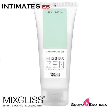 Zen 70 ml · Lubricante aroma a té blanco · Mixgliss en intimates.es "Tu Personal Shopper Erótico Online