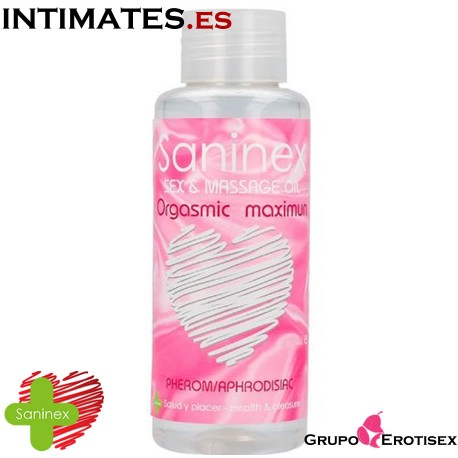Orgasmic maximun · Sex & massage oil 100ml. de Saninex, que puedes adquirir en intimates.es "Tu Personal Shopper Erótico On-line"