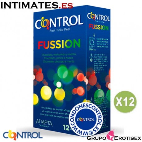 Fussion · 12 Preservativos - Pack 12 uds. · Control 
