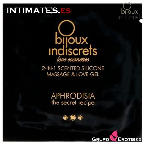 Aphrodisia 2 en 1 · Gel de silicona perfumado 3 ml de Bijoux Indiscrets, que puedes adquirir en intimates.es "Tu Personal Shopper Erótico Online"