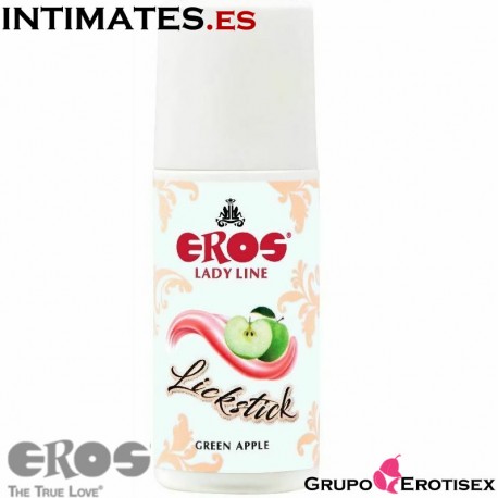 Lickstick 60ml · Lubricante manzana verde de Eros Lady Line, que puedes adquirir en intimates.es "Tu Personal Shopper Erótico Online"