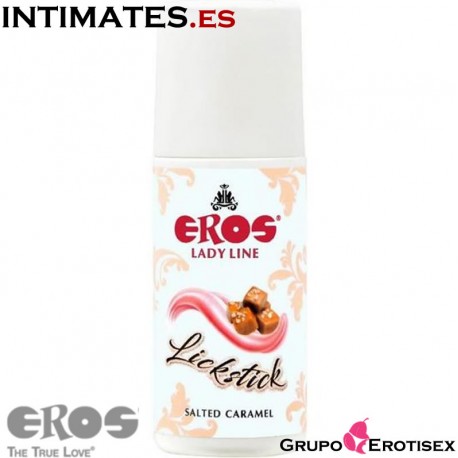 Lickstick Caramelo · Lubricante estimulante 60ml de Eros Lady Line, que puedes adquirir en intimates.es "Tu Personal Shopper Erótico Online"