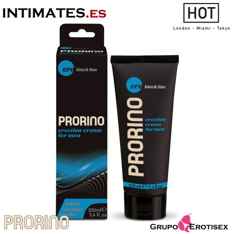 Erection cream for men 100ml de Prorino by HOT, que puedes adquirir en intimates.es "Tu Personal Shopper Erótico Online"