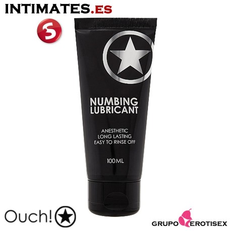Numbing · Lubricante adormecedor 100ml de Ouch!, que puedes adquirir en intimates.es "Tu Personal Shopper Erótico Online" 