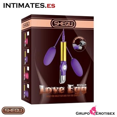  Yue · Huevo Vibrador Doble Control Remoto de Shequ, que puedes adquirir en intimates.es "Tu Personal Shopper Erótico Online"