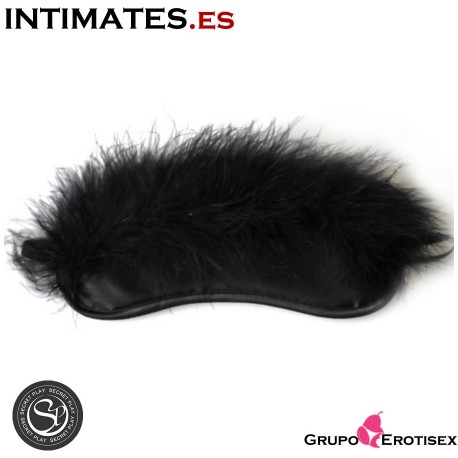 Antifaz con marabú negro · de Secret Play, que puedes adquirir en intimates.es "Tu Personal Shopper Erótico Online"