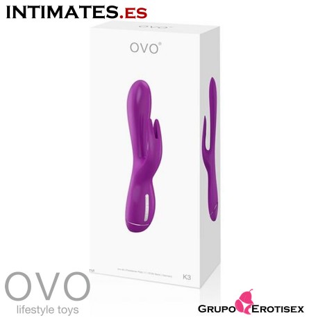 K3 Violet · Conejito vibrador Clítoris y Punto G · Ovo