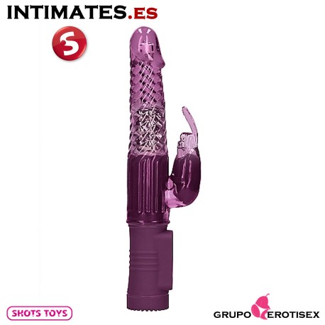 Rotating Rabbit - Purple · Vibrador conejito con rotación · Shots, que puedes adquirir en intimates.es "Tu Personal Shopper Erótico Online"