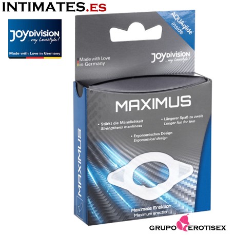 Maximus XS · Prolonga la erección y retrasa la eyaculación · JoyDivision