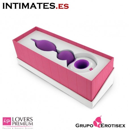 Julia - Purple · Huevo vibrador con control remoto y luz LED · Lovers Premium, que puedes adquirir en intimates.es "Tu Personal Shopper Erótico Online" 