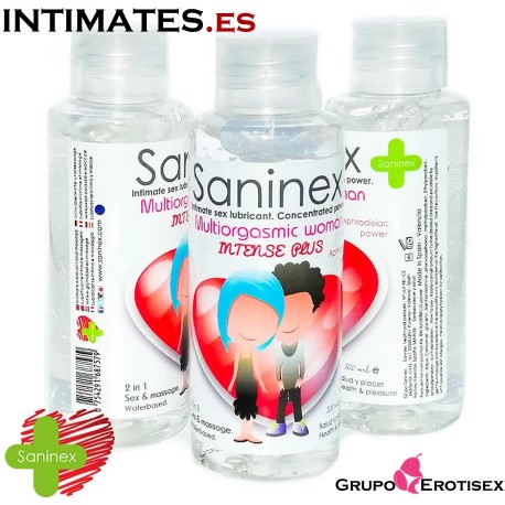 Multiorgasmic woman · Intense Plus 100ml · Saninex, que puedes adquirir en intimates.es "Tu Personal Shopper Erótico Online"   