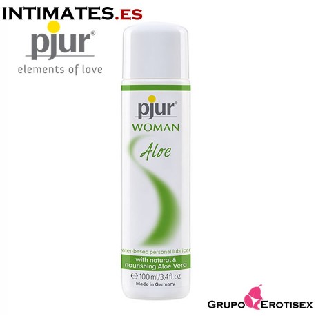 WOMAN Aloe 100ml. · Lubricante base acuosa · Pjur, que puedes adquirir en intimates.es "Tu Personal Shopper Erótico Online"