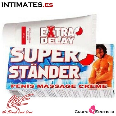 Super Ständer Extra Delay · Crema retardante · Ruf, que puedes adquirir en intimates.es "Tu Personal Shopper Erótico Online"