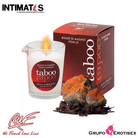 Juegos prohibidos · Vela de masaje para él · Taboo, que puedes adquirir en intimates.es "Tu Personal Shopper Erótico Online" 