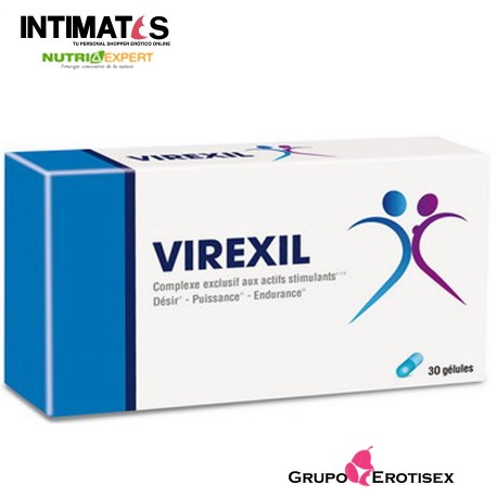 Virexil · Capsulas vigorizantes · 30-cap · Nutri Expert, que puedes adquirir en intimates.es "Tu Personal Shopper Erótico Online" 