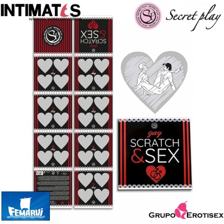 Scratch & Sex · Juegos de parejas gay · Secret Play, que puedes adquirir en intimates.es "Tu Personal Shopper Erótico Online" 