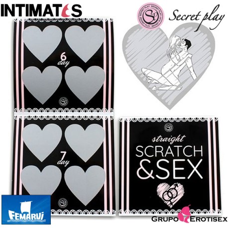 Scratch & Sex · Juegos de parejas hetero · Secret Play, que puedes adquirir en intimates.es "Tu Personal Shopper Erótico Online"