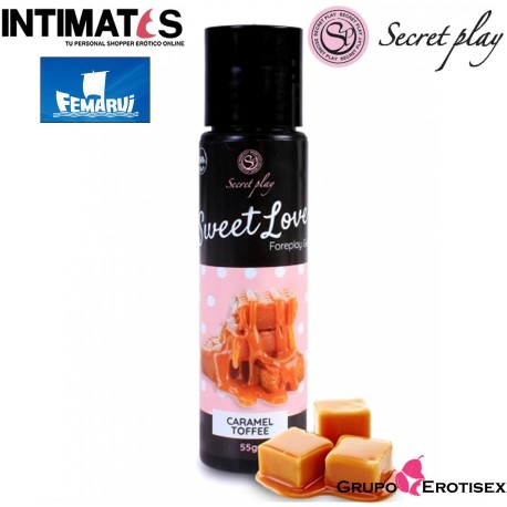 Caramel toffee · Gel lubricante comestible 55g. · Secret Play