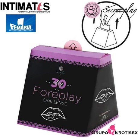 ···30 day ··· Foreplay Challenge · Juego en el que redescubrirás el mundo del sexo · secret Play, que puedes adquirir en intimates.es "Tu Personal Shopper Erótico Online" 
