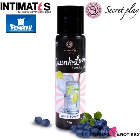 Gin & Tonic - Drunk in Love · Lubricante comestible · Secret Play, que puedes adquirir en intimates.es "Tu Personal Shopper Erótico Online"  