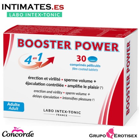Booster Power 4 en 1 · Capsulas vigorizantes · 30c. · Labo Intex-Tonic, que puedes adquirir en intimates.es "Tu Personal Shopper Erótico Online" 