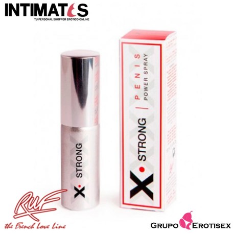 X- Strong · Gel en spray para potenciar la erección · Ruf, que puedes adquirir en intimates.es "Tu Personal Shopper Erótico Online"  
