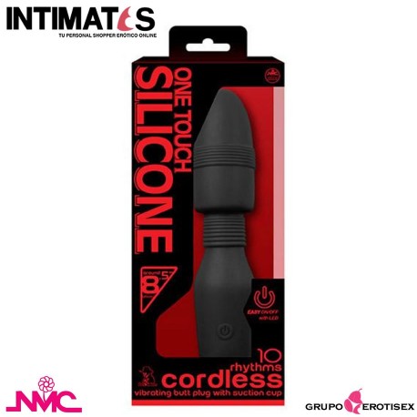 One Touch Silicone · Plug anal vibrador con ventosa · NMC, que puedes adquirir en intimates.es "Tu Personal Shopper Erótico Online"
