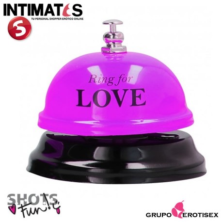 Ring For a Kiss · Campana hotel lila · Shots, que puedes adquirir en intimates.es "Tu Personal Shopper Erótico Online"   