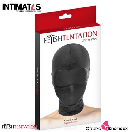 Capucha BDSM cerrada · Fetish Tentation, que puedes adquirir en intimates.es "Tu Personal Shopper Erótico Online"  