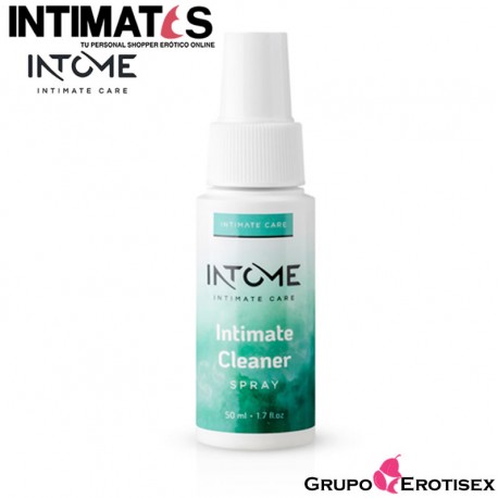 Intimate Cleaner · Spray Higiene Íntima 50 ml · Intome, que puedes adquirir en intimates.es "Tu Personal Shopper Erótico Online" 