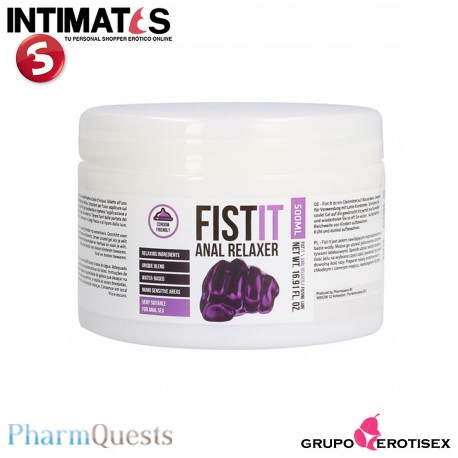 Fist-it Anal Relaxer 500ml · Lubricante base agua · PharmQuest, que puedes adquirir en intimates.es "Tu Personal Shopper Erótico Online" 