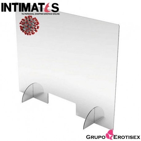Mampara anticontagio de mostrador - 100x80 cm. , que puedes adquirir en intimates.es "Tu Personal Shopper Erótico Online"   