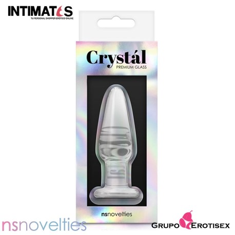 Small Tapered Glass Plug · Crystal Premium · nsnovelties