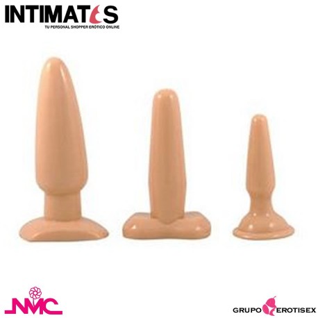 Vanilla Dip · Kit de 3 plug anales de gelatina · Nanma, que puedes adquirir en intimates.es "Tu Personal Shopper Erótico Online" 