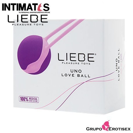Uno Rose/Purple · Bola para tonificar el suelo pélvico · Liebe, que puedes adquirir en intimates.es "Tu Personal Shopper Erótico Online" 