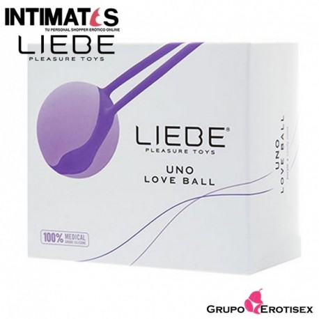Uno Purple/Violet · Bola para tonificar el suelo pélvico · Liebe, que puedes adquirir en intimates.es "Tu Personal Shopper Erótico Online" 