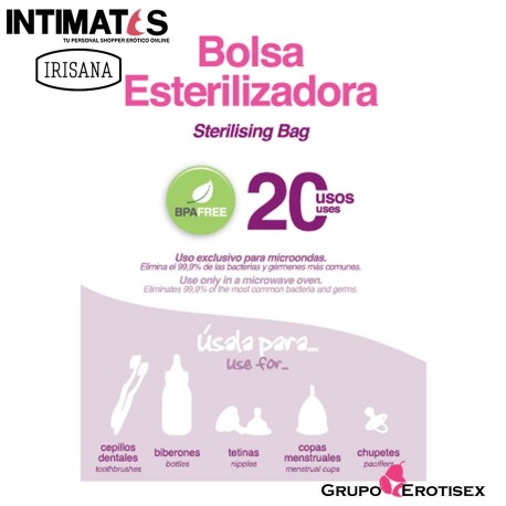 Bolsa esterilizadora para microondas · Irisana, que puedes adquirir en intimates.es "Tu Personal Shopper Erótico Online" 