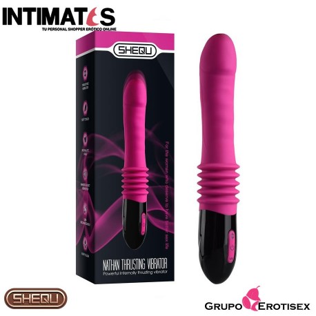 Nathan · Vibrador con movimiento telescópico · Shequ, que puedes adquirir en intimates.es "Tu Personal Shopper Erótico Online" 
