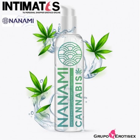 Cannabis 150ml · Lubricante a base de agua · Nanami, que puedes adquirir en intimates.es "Tu Personal Shopper Erótico Online" 