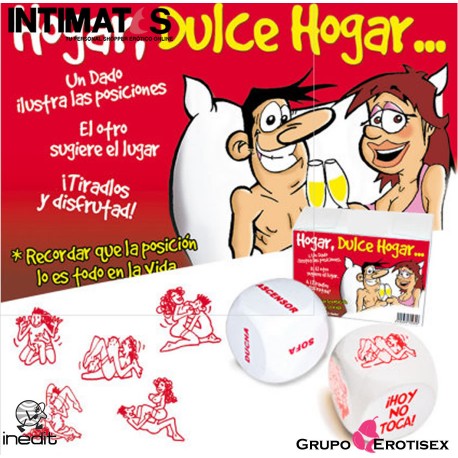 Hogar Dulce Hogar · Dados Hetero Rojo · Inedit, que puedes adquirir en intimates.es "Tu Personal Shopper Erótico Online" 