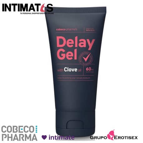 Clove · Delay Gel 60ml · Cobeco, que puedes adquirir en intimates.es "Tu Personal Shopper Erótico Online"