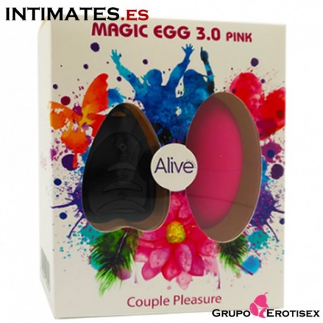 Magic Egg 3.0 Pink · Huevo con control remoto inalámbrico · Adrien Lastic, que puedes adquirir en intimates.es "Tu Personal Shopper Erótico Online" 