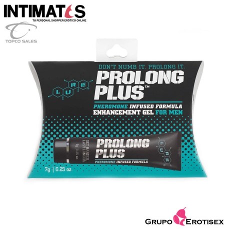 Prolong Plus™ · Gel retardante con feromonas · Topco, que puedes adquirir en intimates.es "Tu Personal Shopper Erótico Online" 