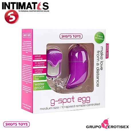 G-spot Egg - Medium - Purple · Huevo control remoto · Shots, que puedes adquirir en intimates.es "Tu Personal Shopper Erótico Online"