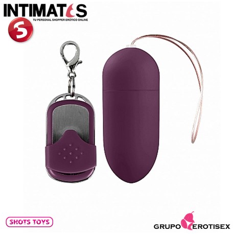 Huevo vibrador control remoto 10v grande - Lila · Shots, que puedes adquirir en intimates.es "Tu Personal Shopper Erótico Online" 