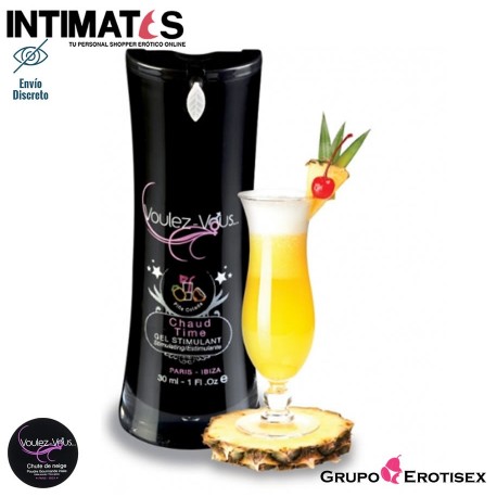 Hot Time Piña Colada · Gel estimulante para hombre · Voulez-Vous, que puedes adquirir en intimates.es "Tu Sexshop Online" 