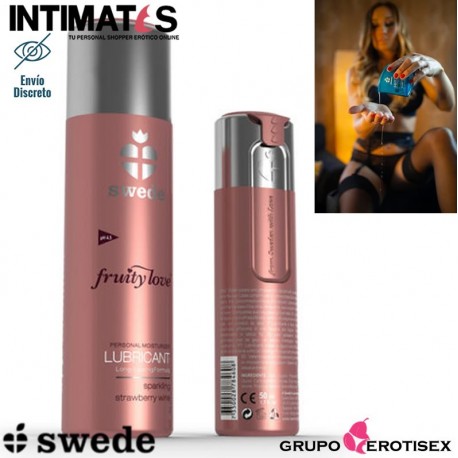 FruityLove™ · Lubricante con sabor a Fresas con champagne 50 ml · Swede, que puedes adquirir en intimates.es "Tu Personal Shopper Erótico Online"